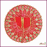 Shaneel Thread Sitara Work Magenta Laddu Poshak